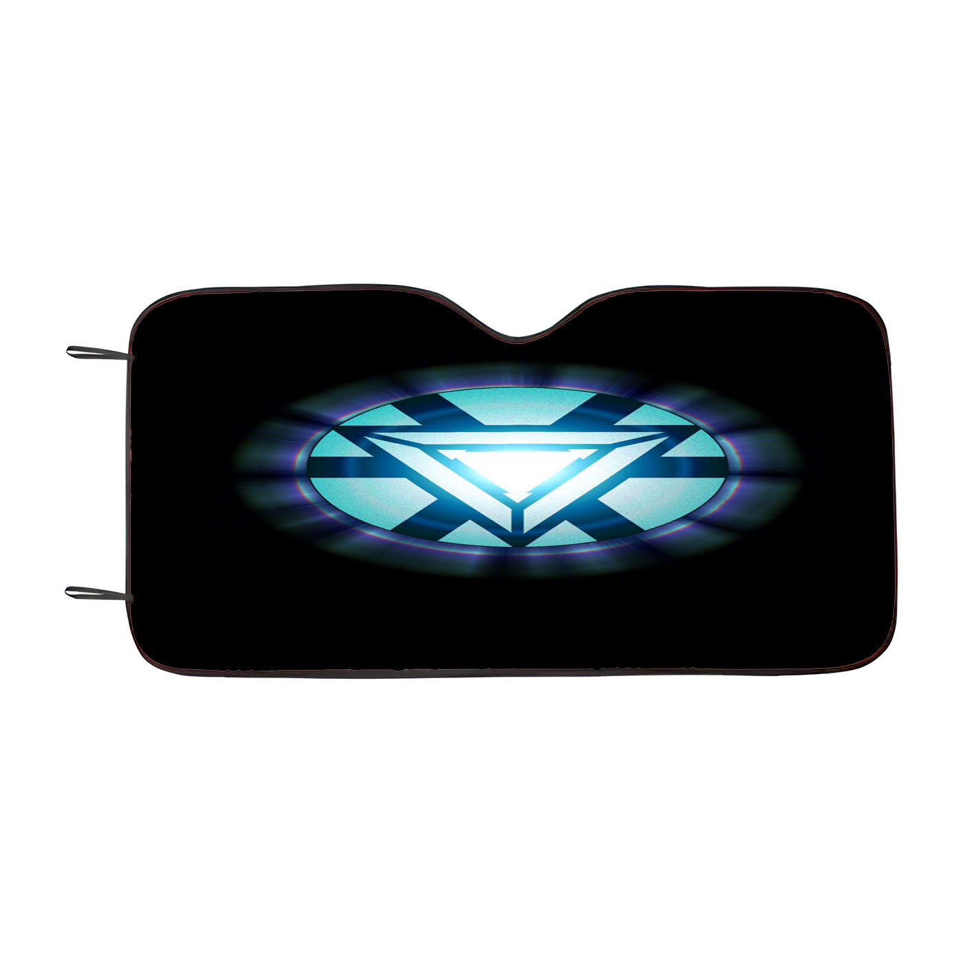 Iron Man Arc Reator Triangel Car Windshield Sunshade