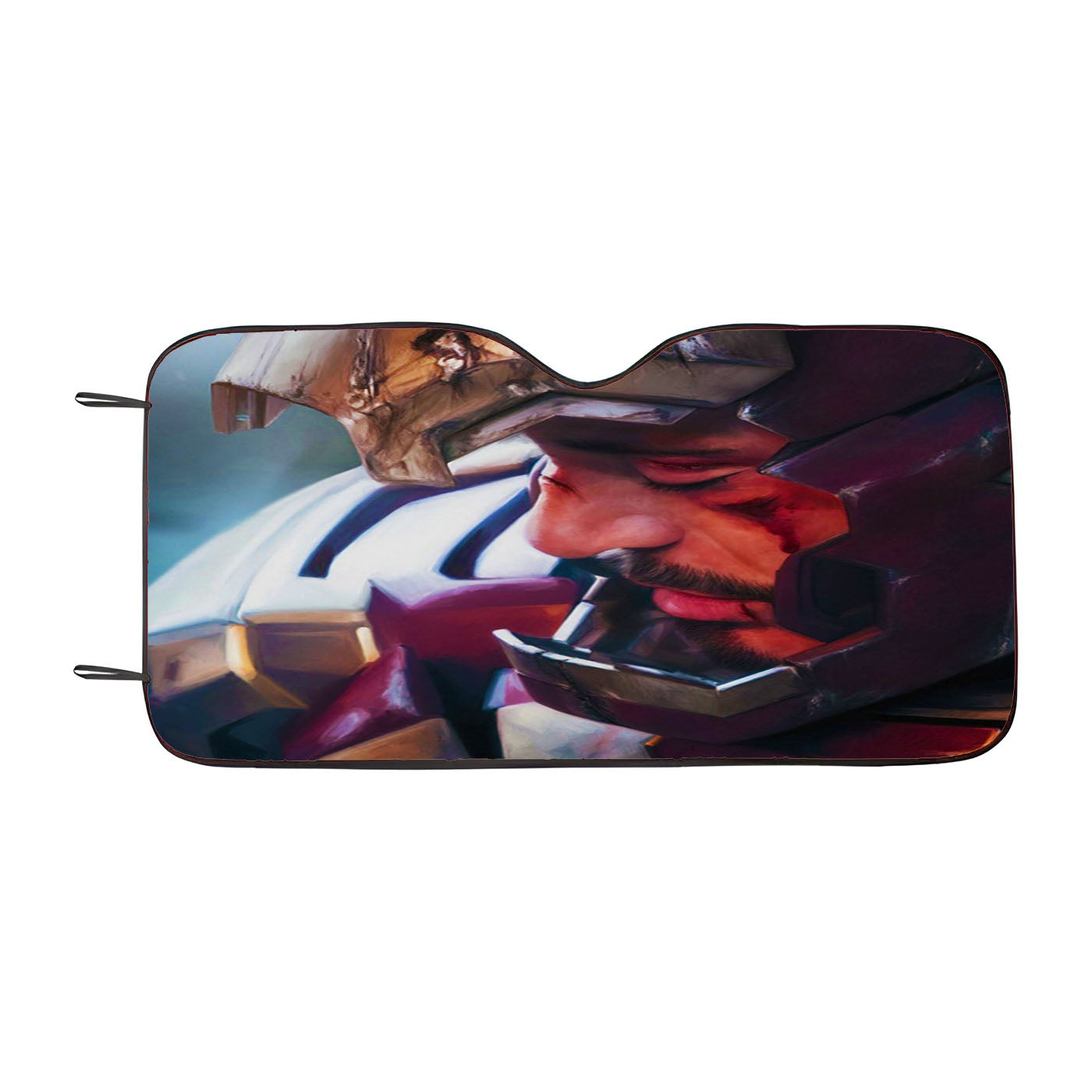 Iron Man Battle Damaged Car Windshield Sunshade