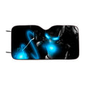 Iron Man Blue Energy Car Windshield Sunshade