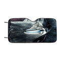 Iron Man Face Half Of Darkside Car Windshield Sunshade