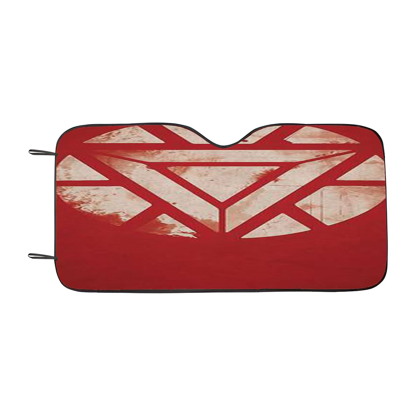 Iron Man Grunge Logo Art Car Windshield Sunshade