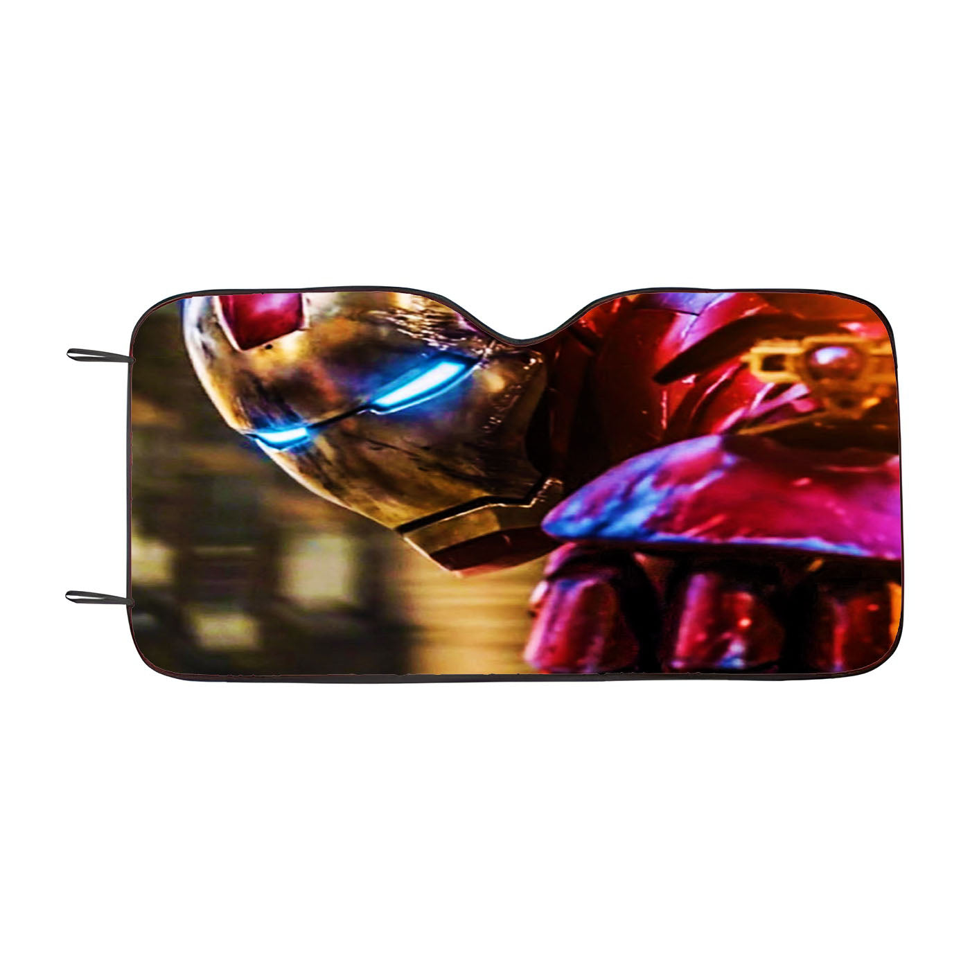 Iron Man Gun Shot Car Windshield Sunshade