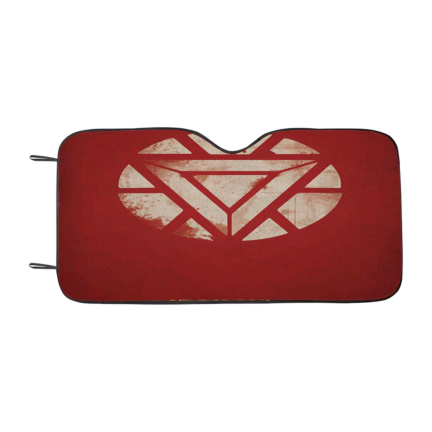 Iron Man Red Logo Car Windshield Sunshade