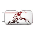 Iron Man White Comic Car Windshield Sunshade