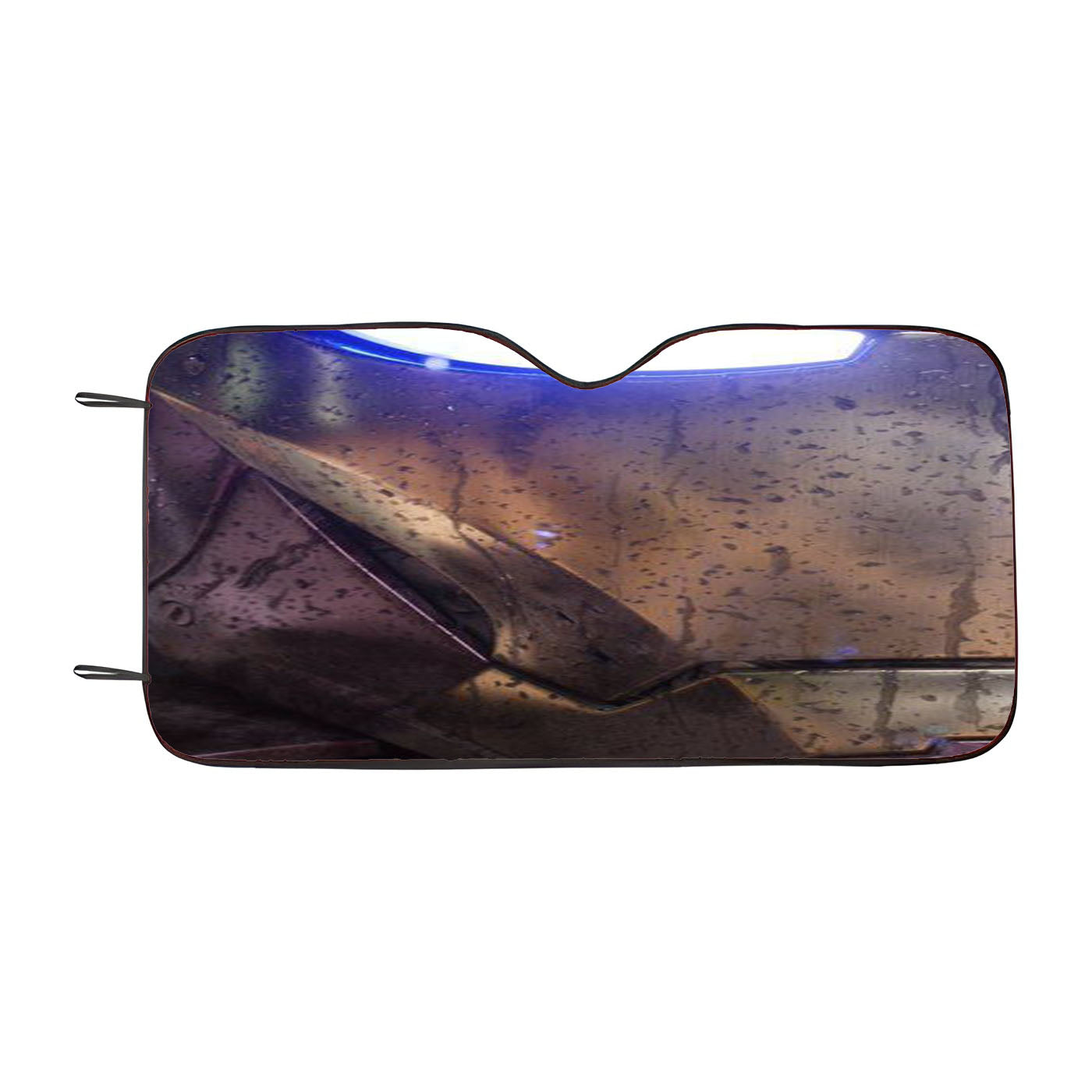 Ironman Face Metal Style Car Windshield Sunshade