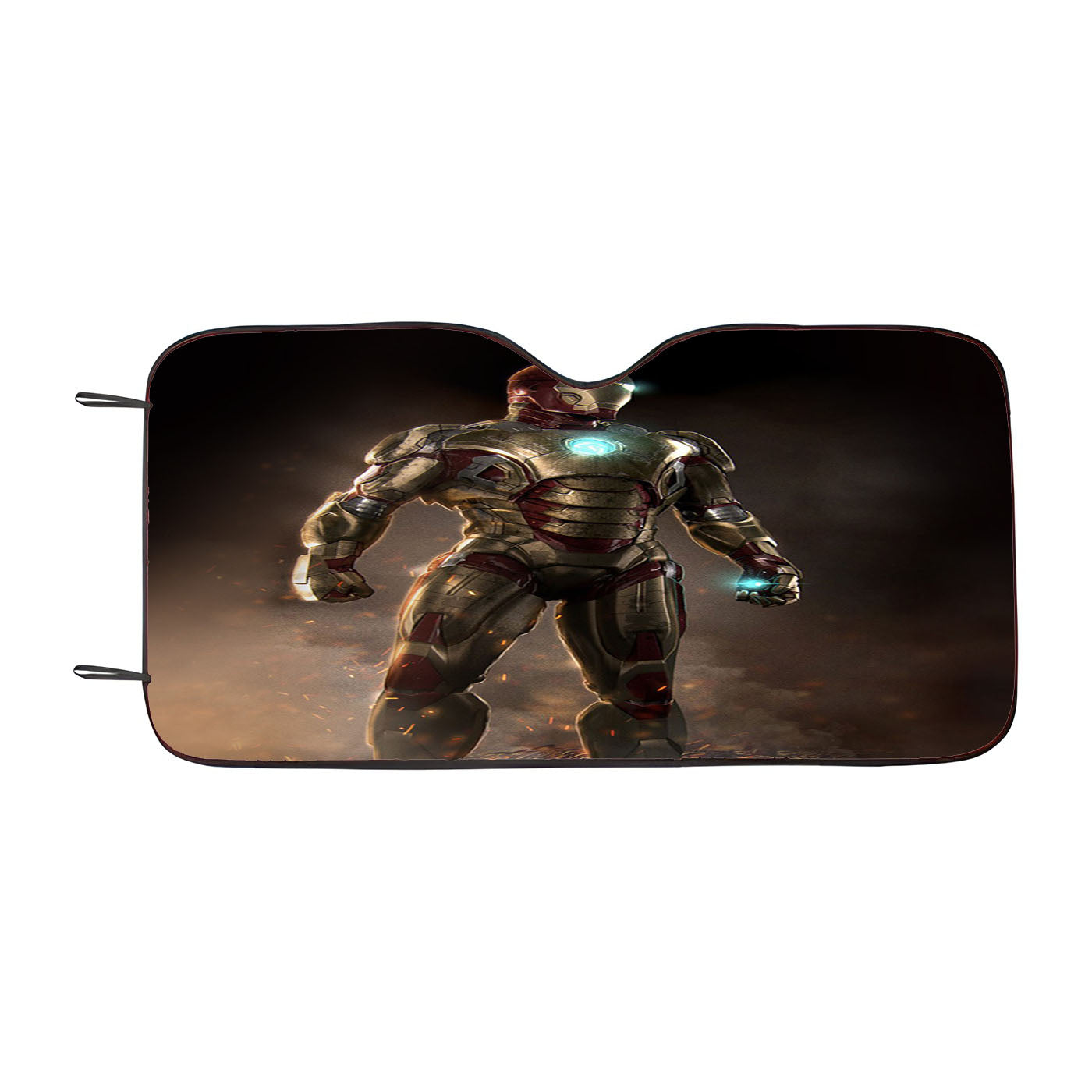 Ironman Illust Car Windshield Sunshade