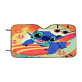 Island Vibes Stitch Car Windshield Sunshade