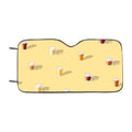 Isometric St Patricks Day Pattern 04 Car Windshield Sunshade