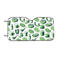 Isometric St Patricks Day Pattern 07 Car Windshield Sunshade
