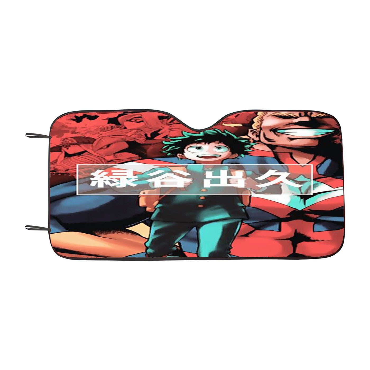 Izuku Midoriya Deku And All Might Toshinori Yagi Car Windshield Sunshade