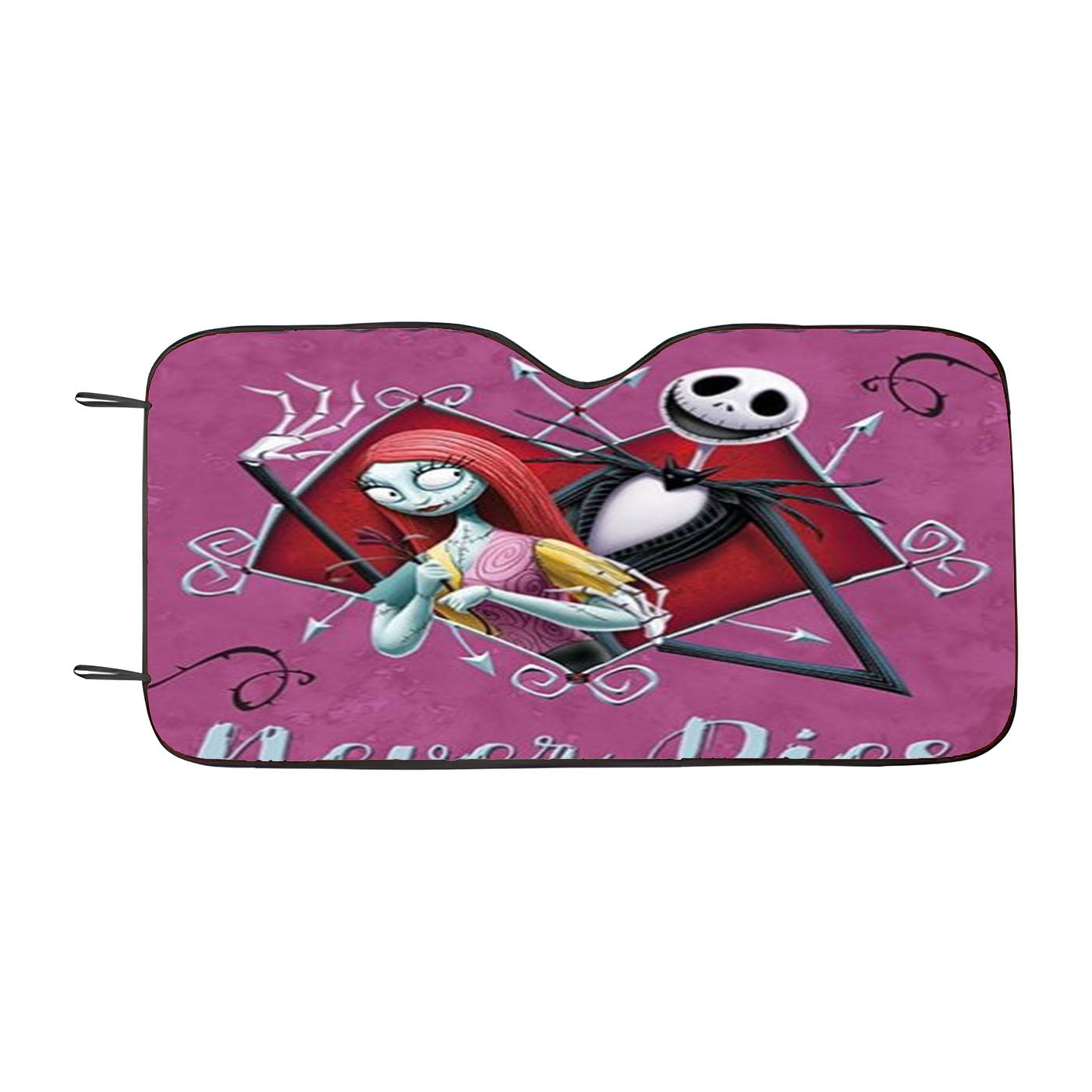 Jack %26 Sally True Love Never Dies Car Windshield Sunshade