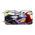 Jack And Sally Nightmare Car Windshield Sunshade