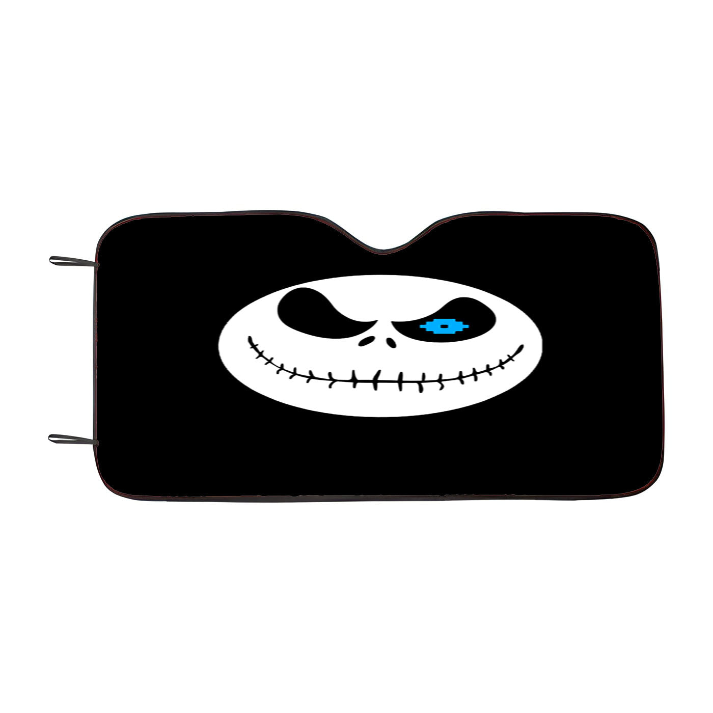 Jack Sansington Skellinsans On Black Car Windshield Sunshade