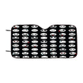 Jack Skellington Cute Face Emoji Pattern Car Windshield Sunshade
