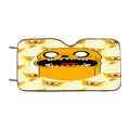 Jake Adventure Time Doodle Ice Cream Car Windshield Sunshade