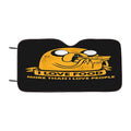 Jake Food Adventure Car Windshield Sunshade