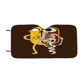 Jake Skeleton Loves Pizza Car Windshield Sunshade