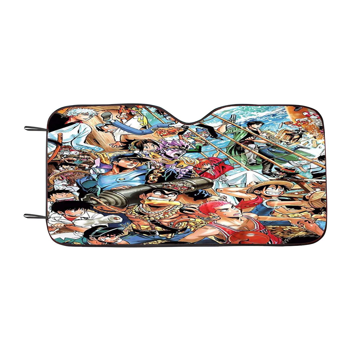 Japan Comic Anime All Character Collage Car Windshield Sunshade