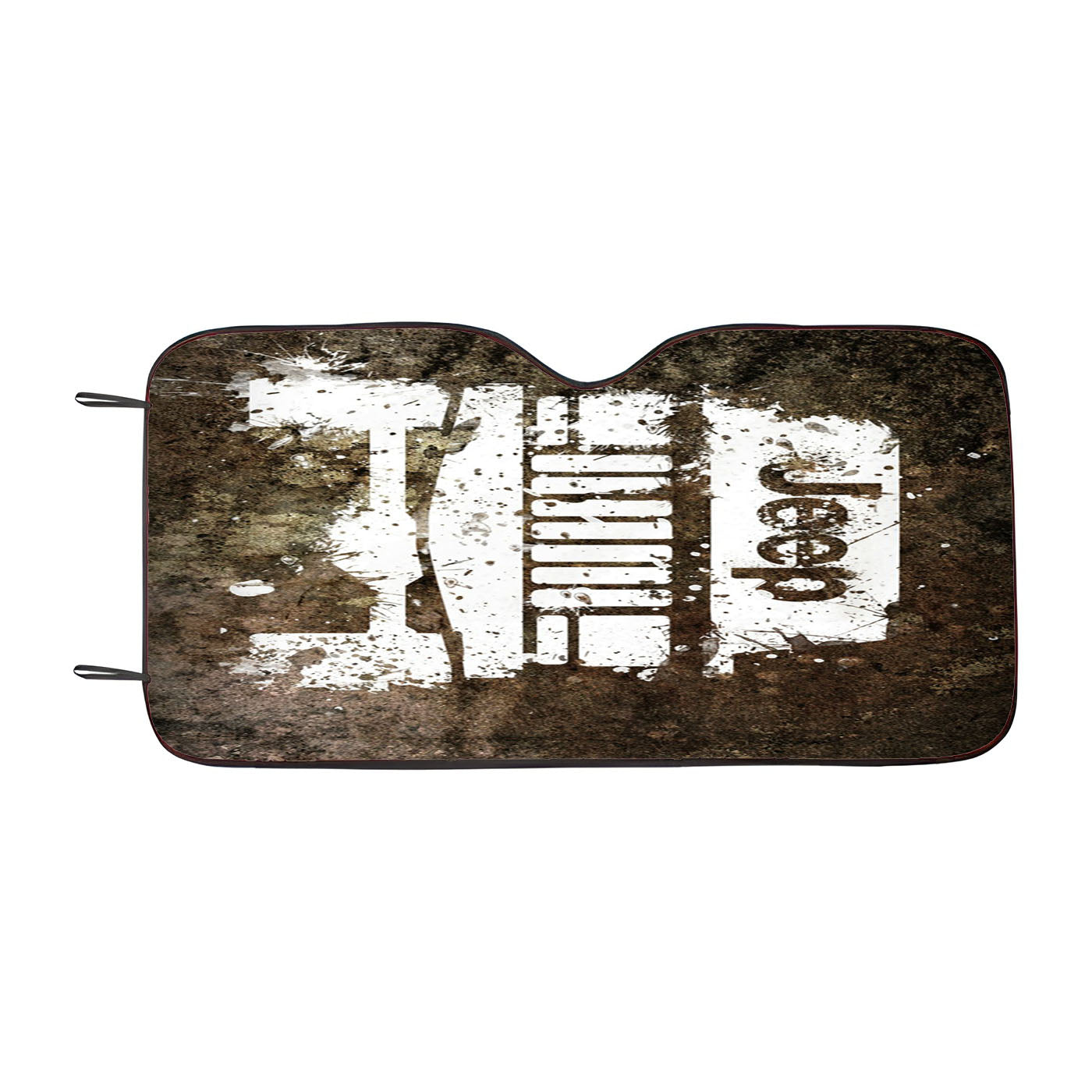Jeep Sand Graffiti Car Windshield Sunshade