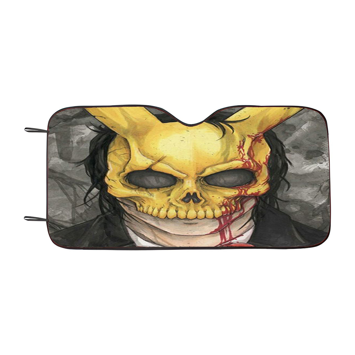 Jeff The Killer Pikachu Car Windshield Sunshade
