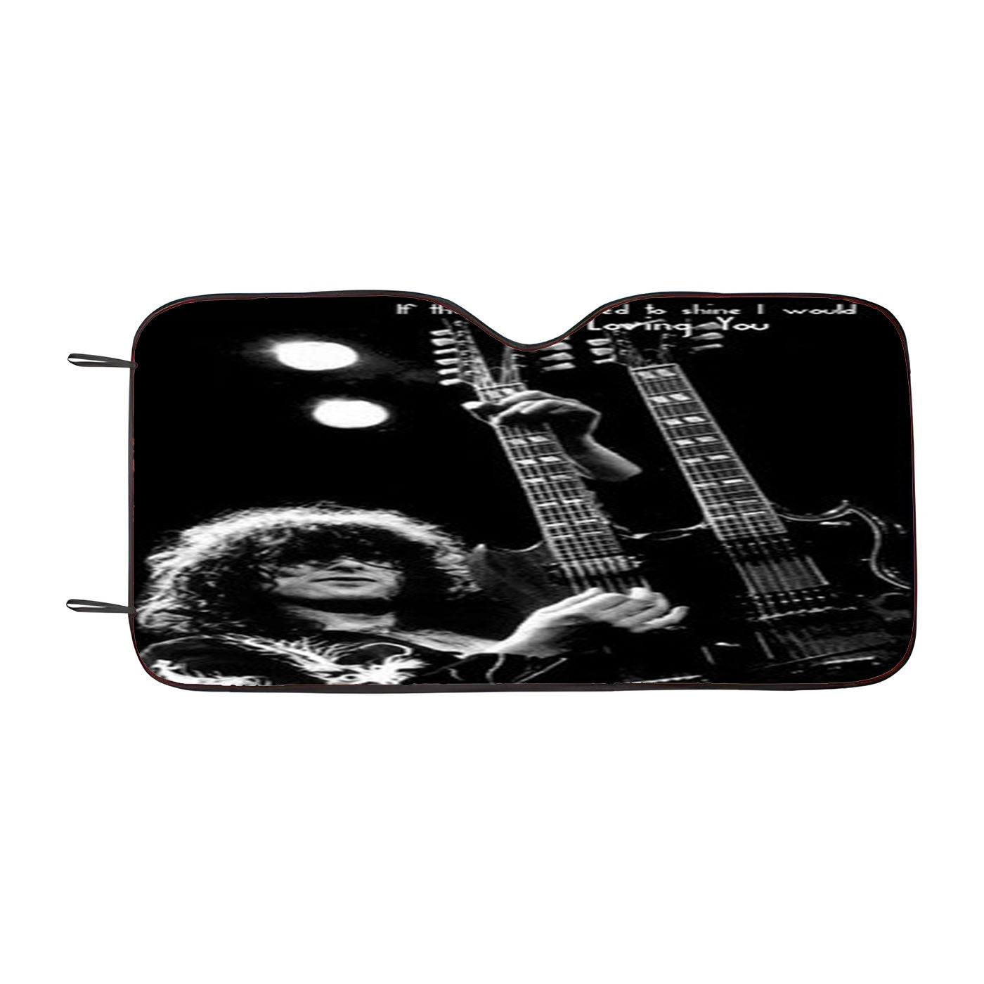 Jimmy Page Led Zeppelin 1 Car Windshield Sunshade