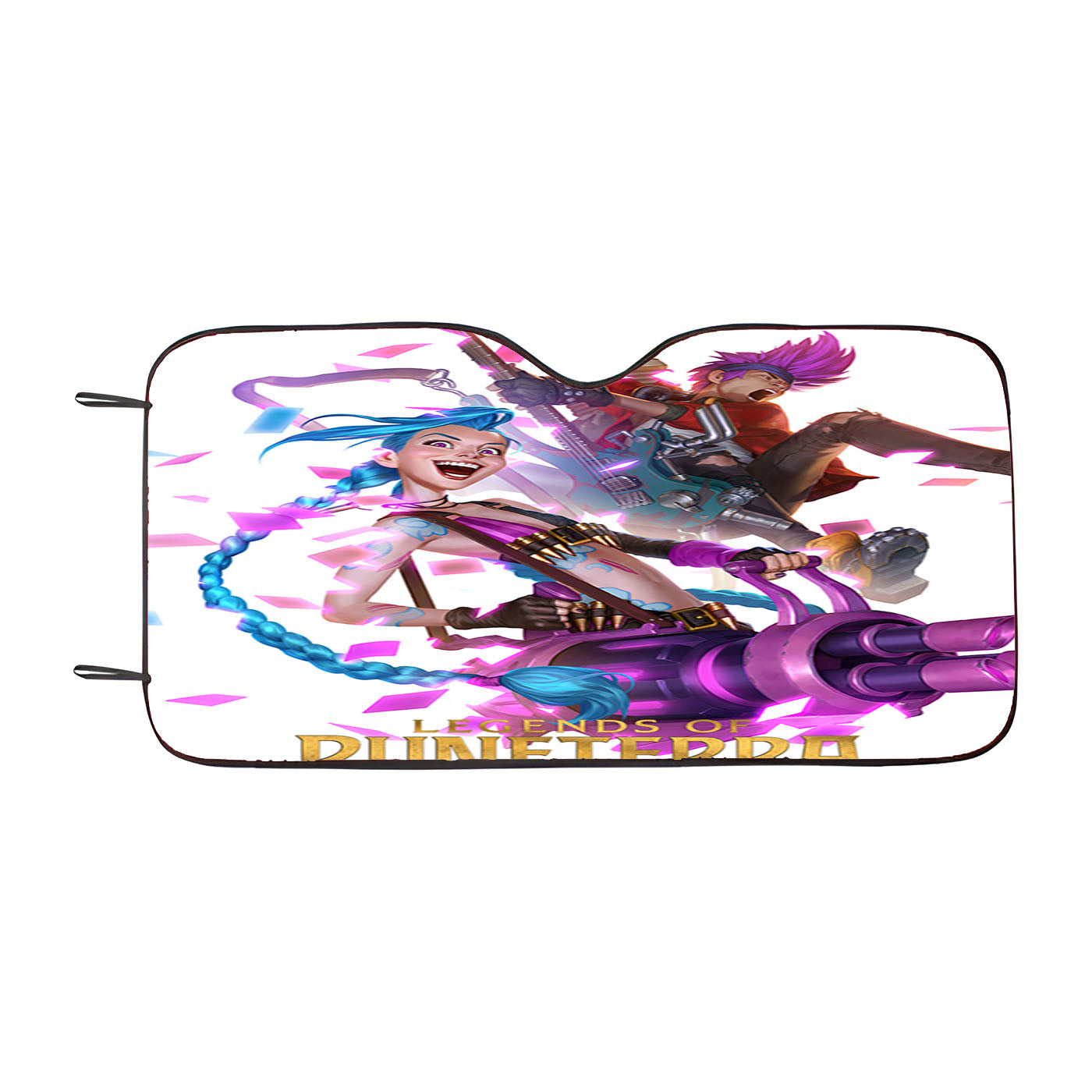 Jinx Lol Legends Of Runeterra Wallpaper Car Windshield Sunshade