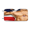 John Cena American Flag Wwe Car Windshield Sunshade