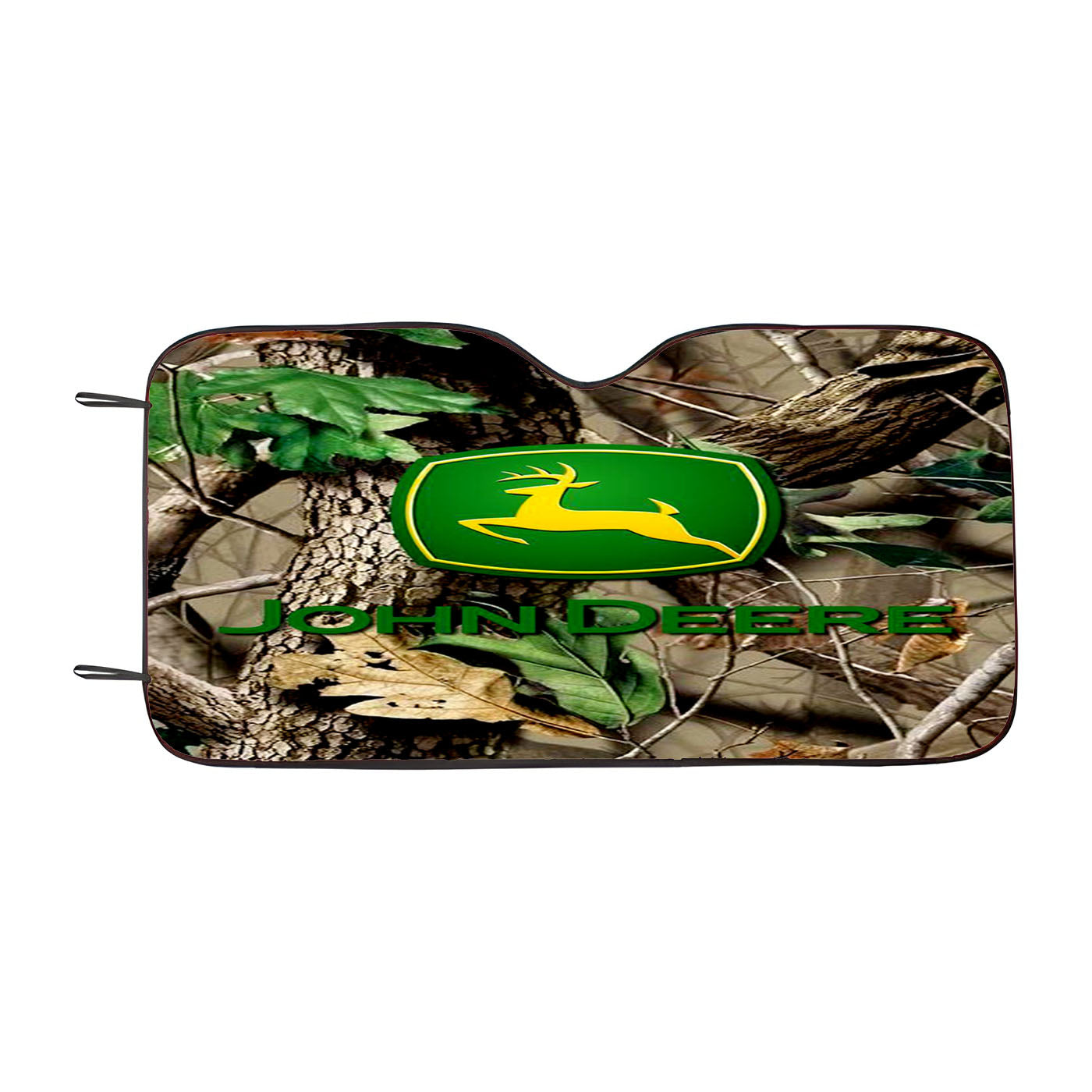 John Deere Camo Logo Car Windshield Sunshade