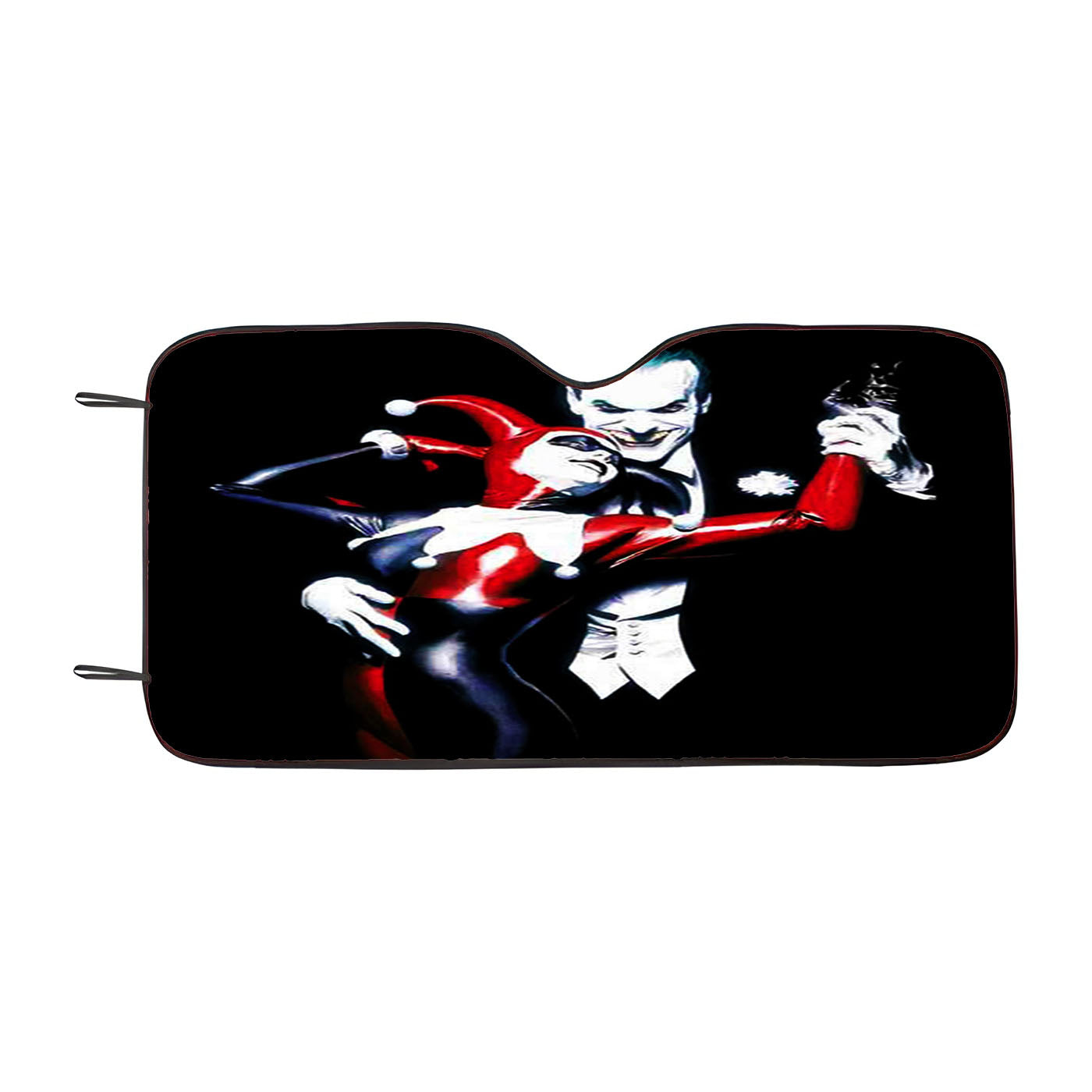 Joker And Harley Quinn Dark Car Windshield Sunshade