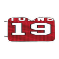 Jonathan Toews Jersey Pattern Car Windshield Sunshade