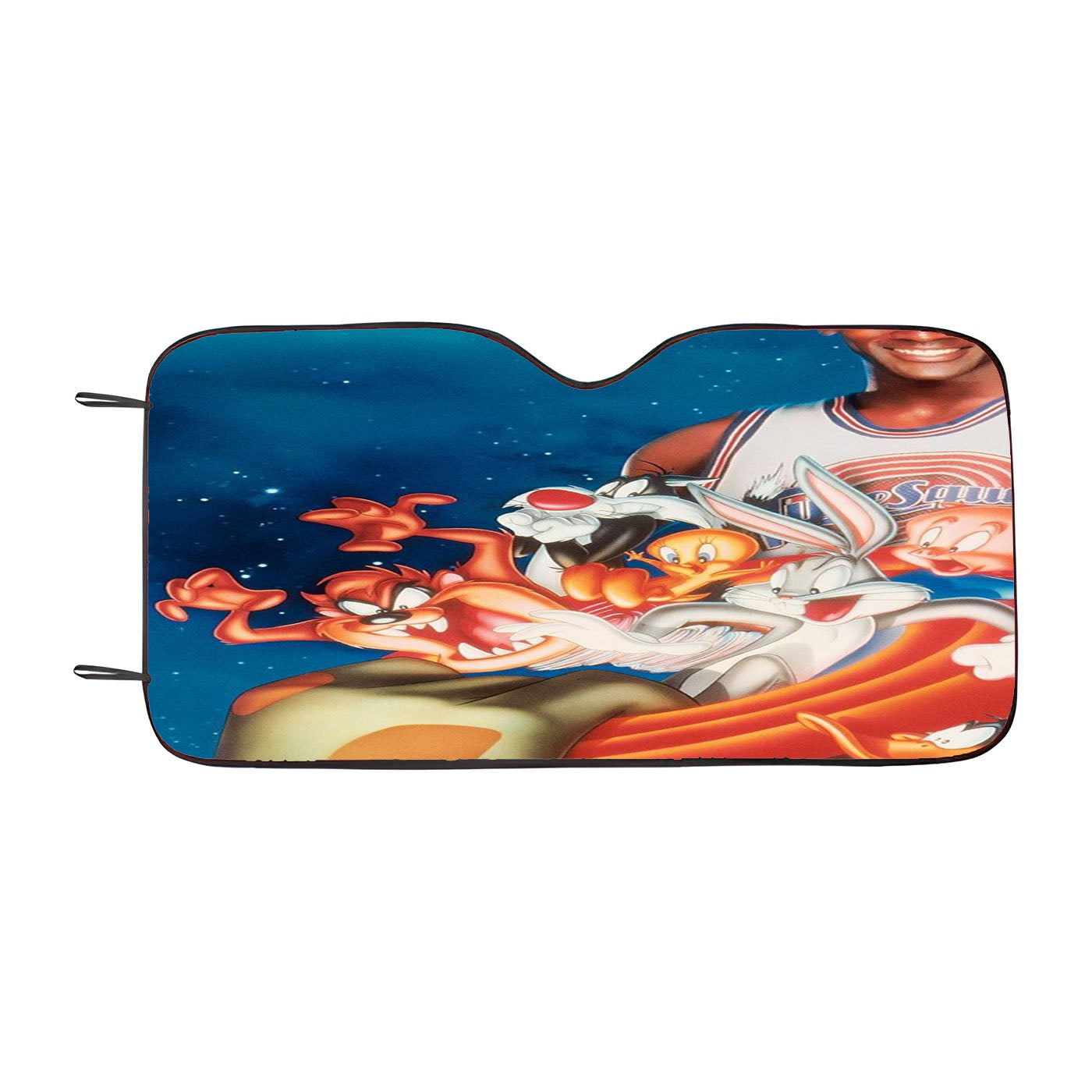 Jordan And Toon Space Jam Car Windshield Sunshade