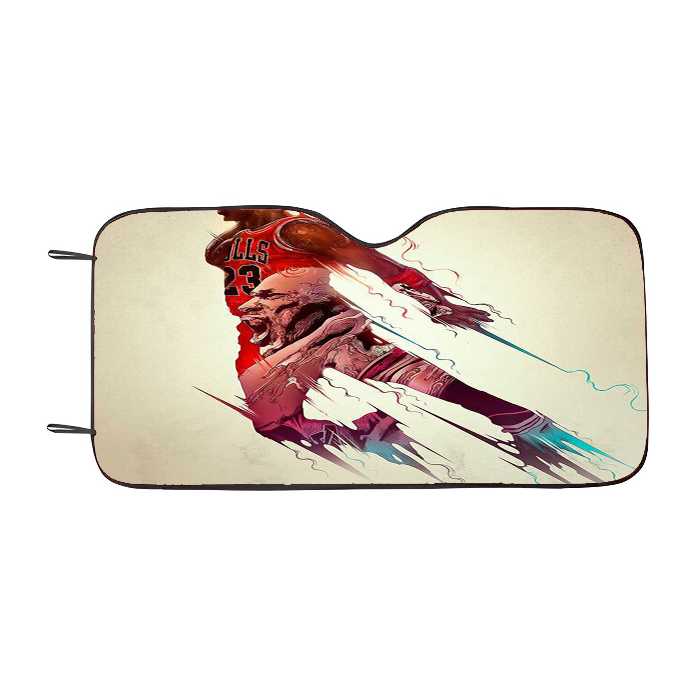 Jordan Bulls 23 Car Windshield Sunshade