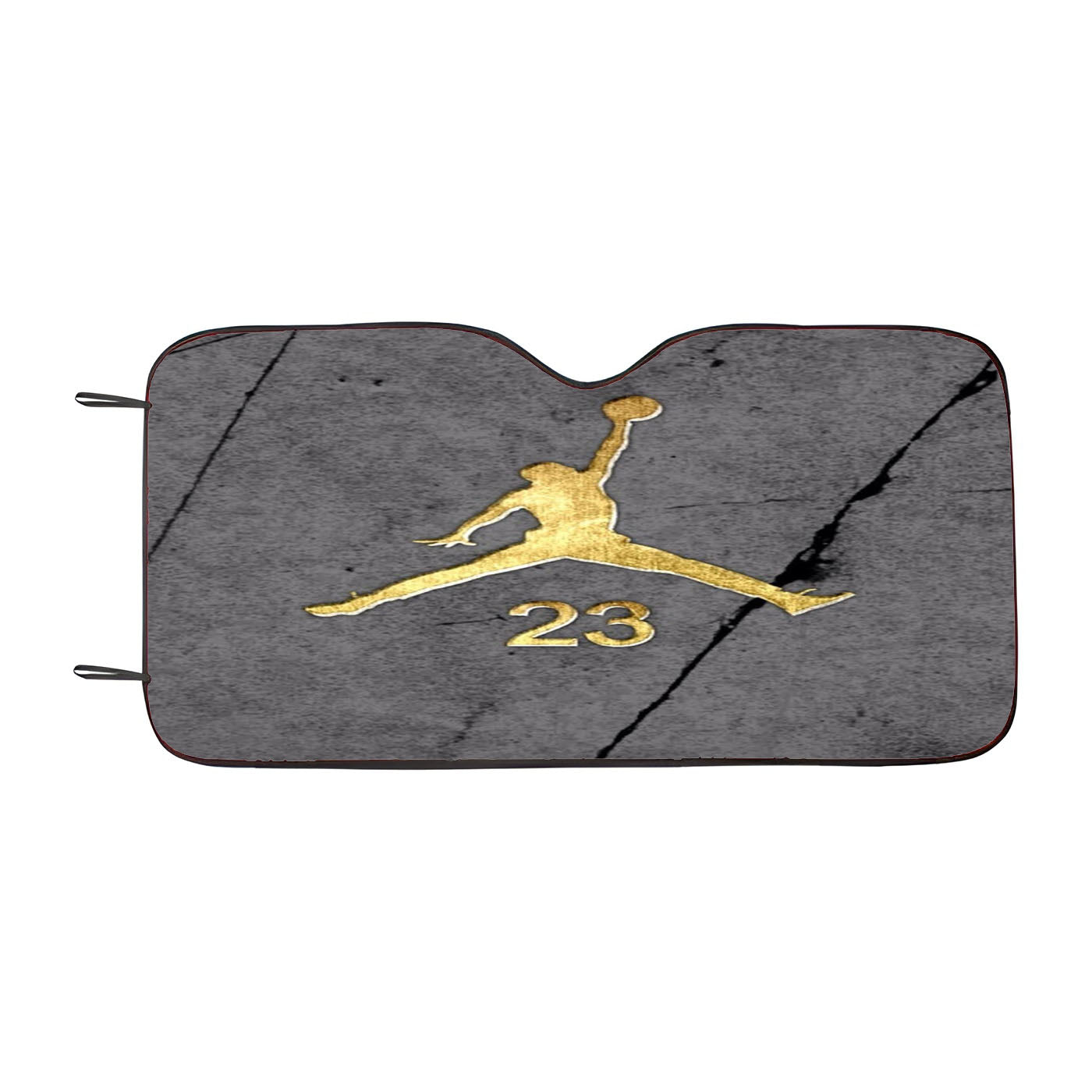Jordan Gold Marble Car Windshield Sunshade