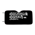 Jordan Knight Donnie Wahlberg Nkotb Car Windshield Sunshade