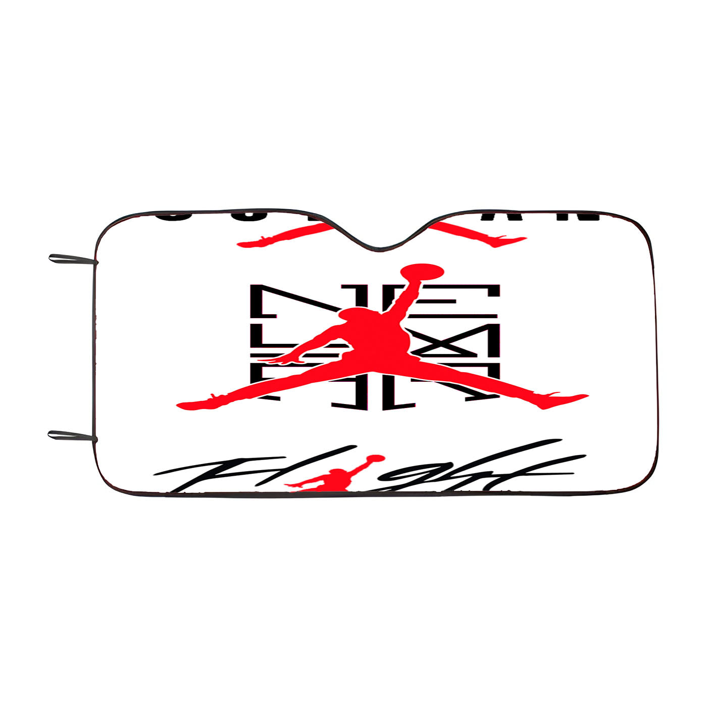 Jordan Logo Car Windshield Sunshade