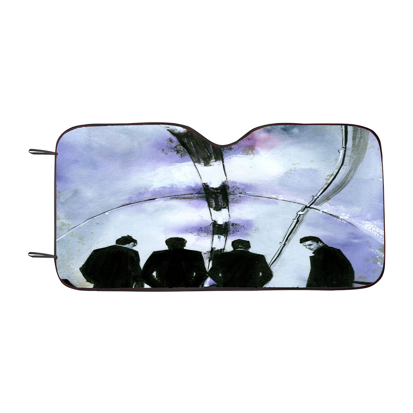 Joy Division Art Watercolor Car Windshield Sunshade