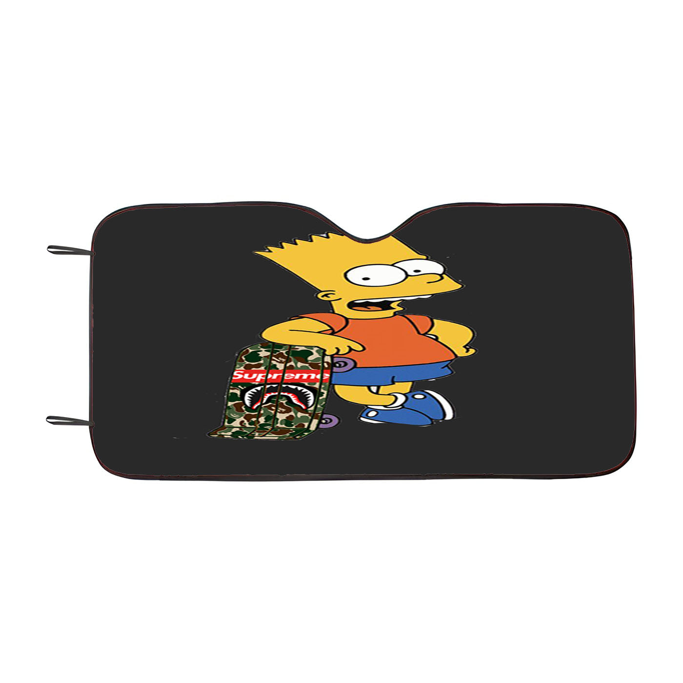 Joy Rich Bart Simpson Car Windshield Sunshade