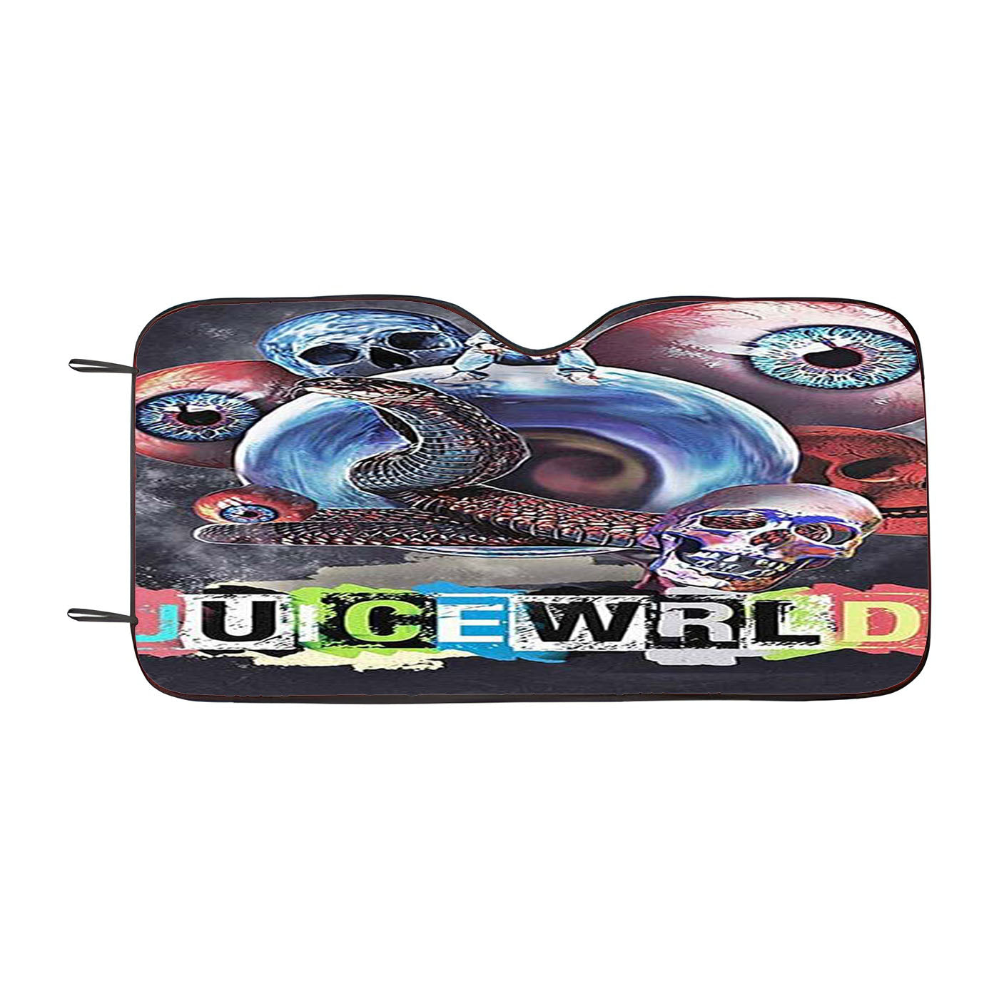 Juice Wrld 999 Skull Eyes Car Windshield Sunshade
