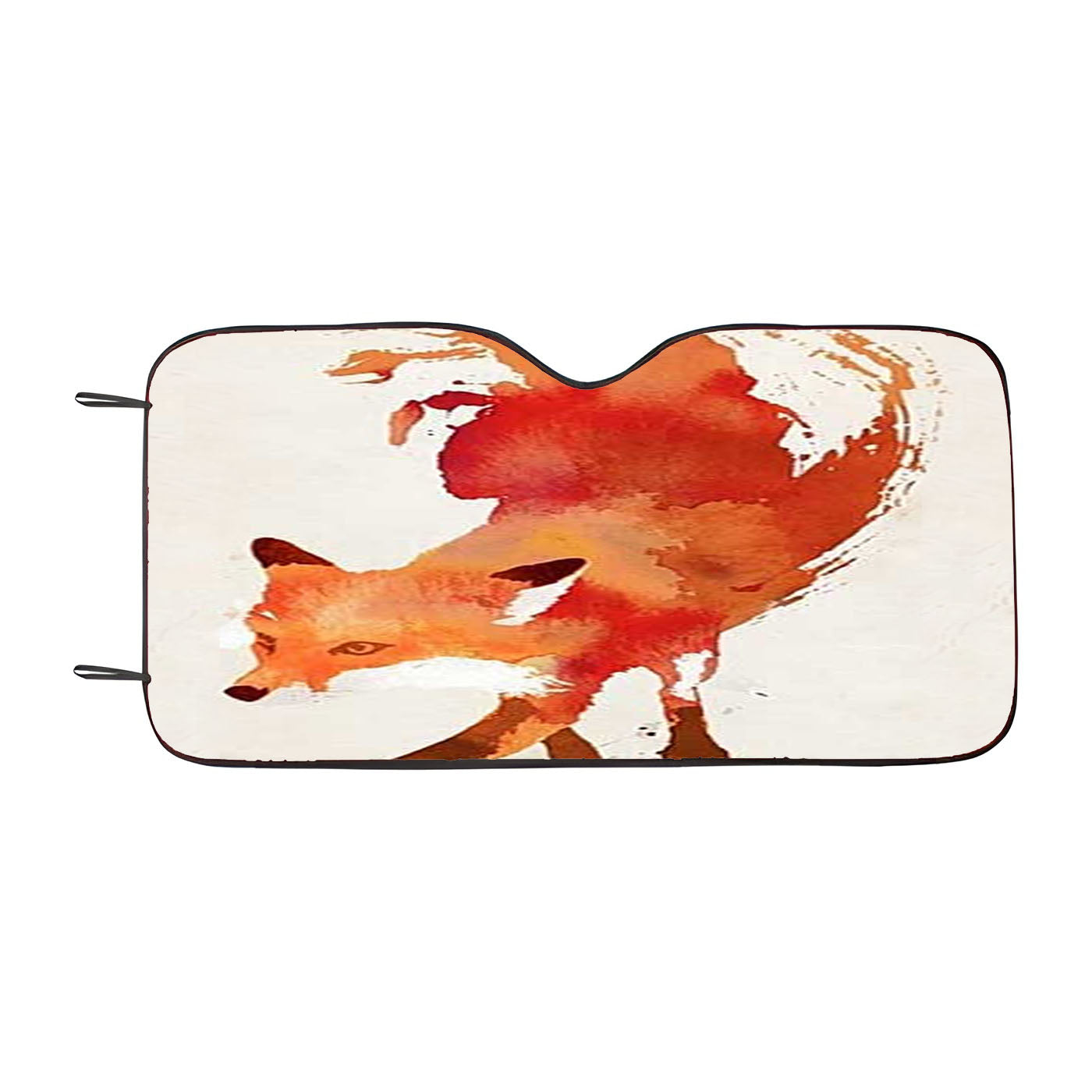 Jump Fox Art Car Windshield Sunshade