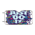 Just Do It Art Car Windshield Sunshade