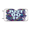 Just Do It Nike Art Shoes Car Windshield Sunshade