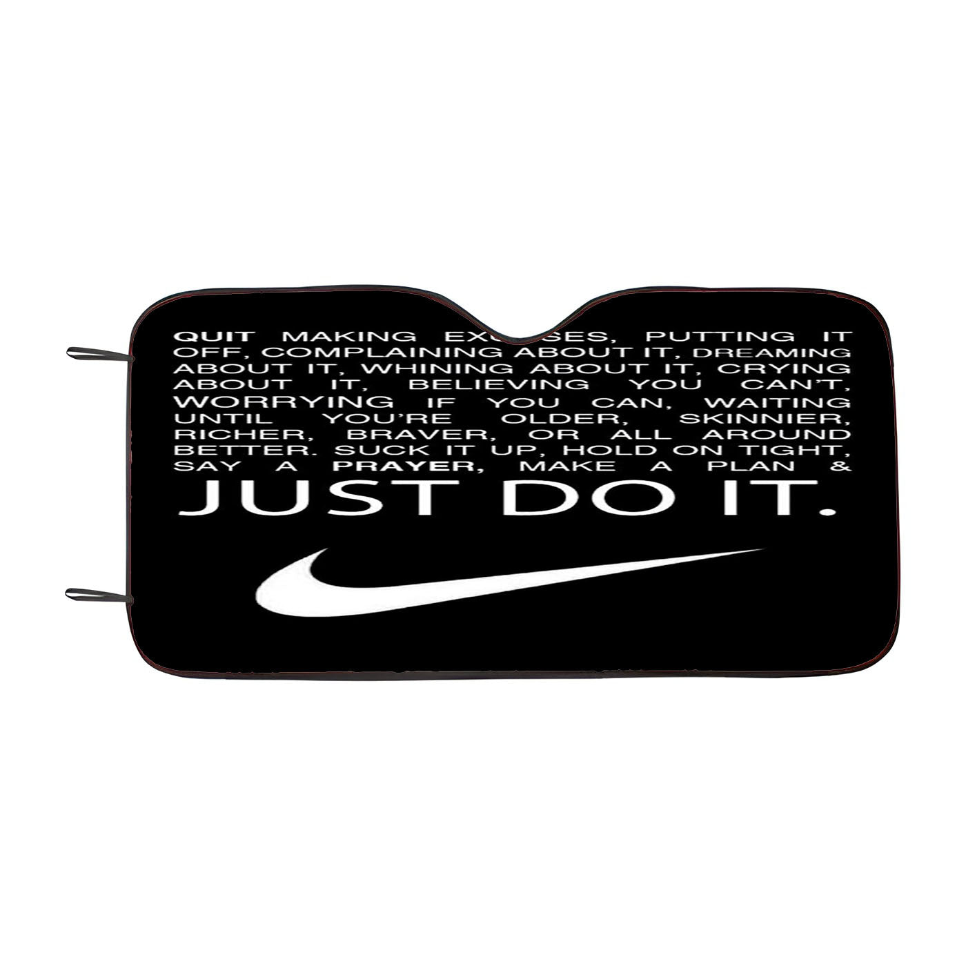 Just Do It Quotes Car Windshield Sunshade