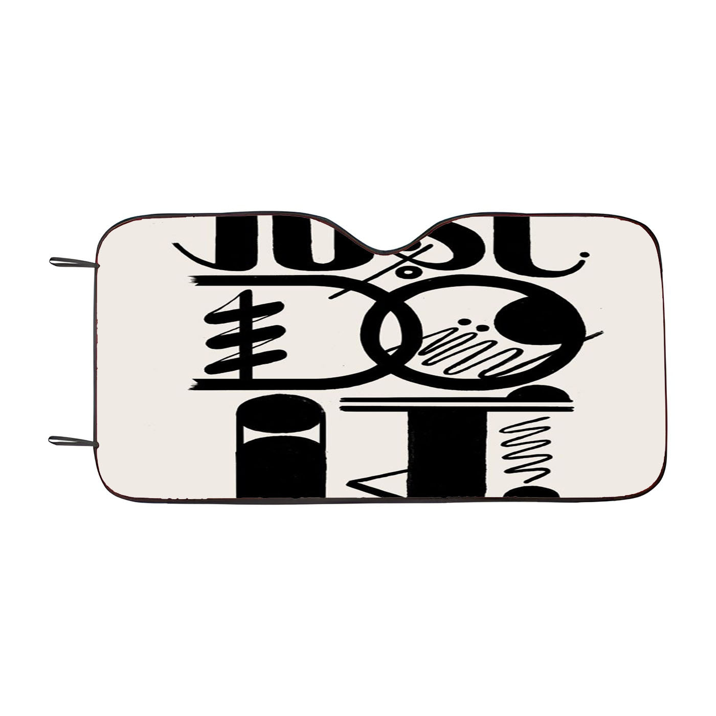 Just Do It Typography Car Windshield Sunshade