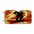 Justice League Silhouette Posters Flash Car Windshield Sunshade