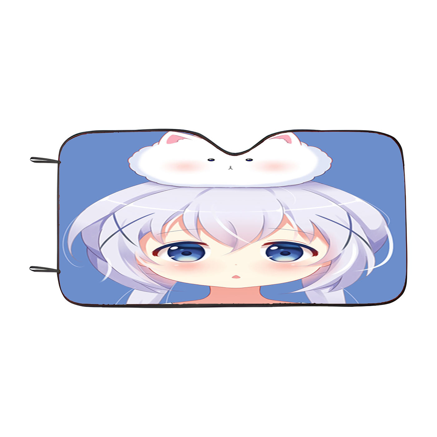 Kafuu Chino Anime Girl Car Windshield Sunshade