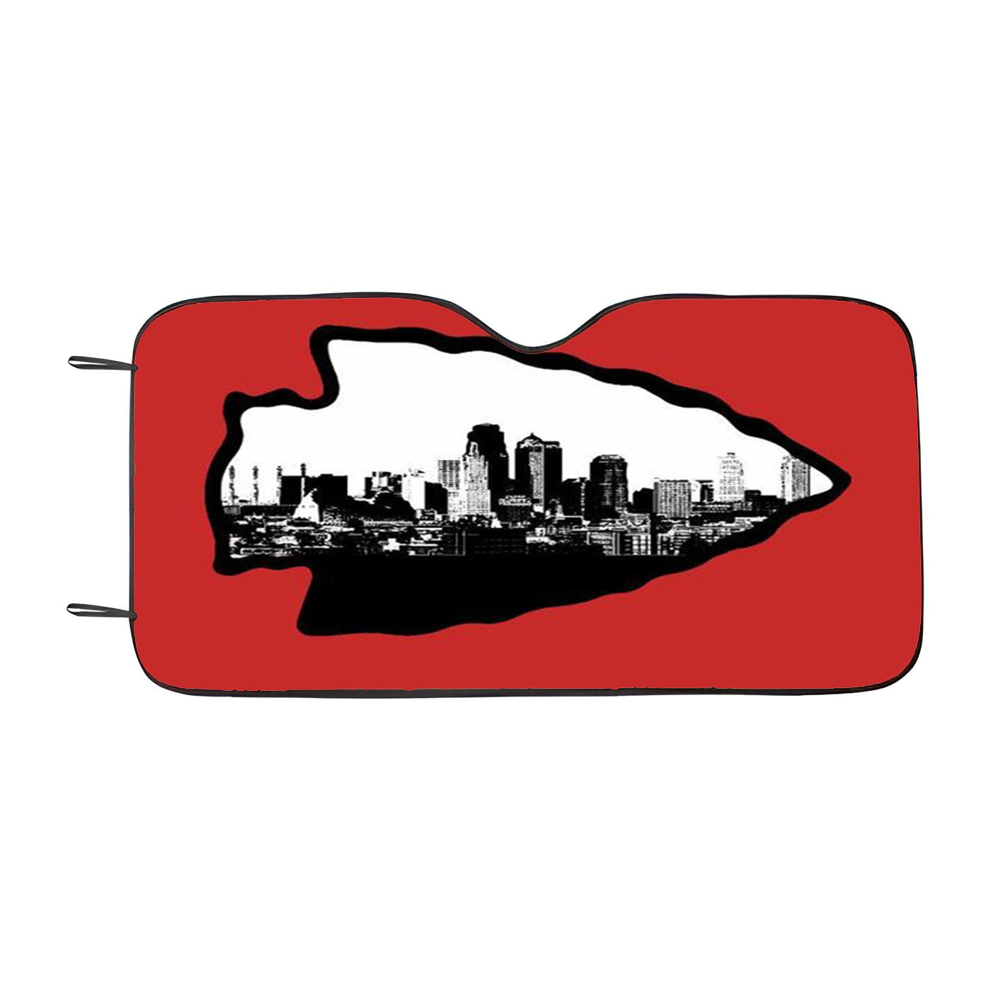 Kansas City Chiefs Emblem Car Windshield Sunshade