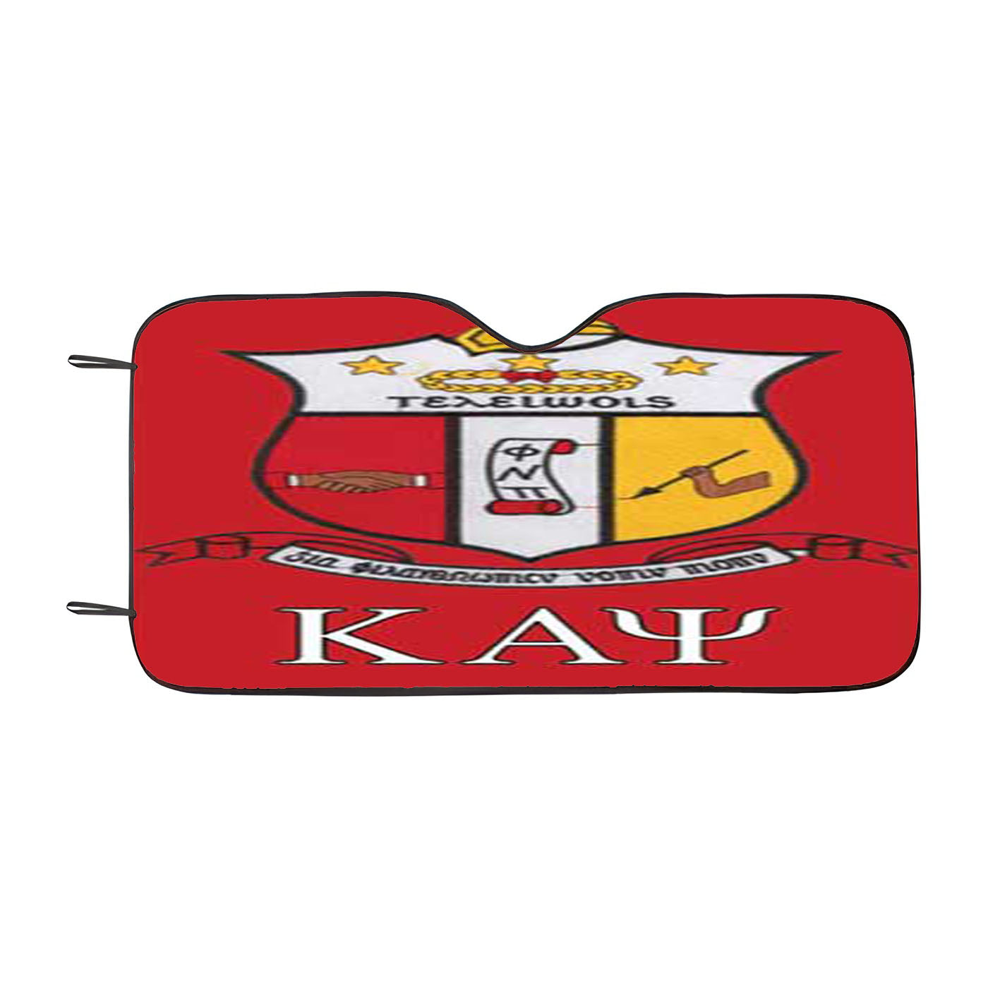 Kappa Alpha Psi Red Crest Car Windshield Sunshade