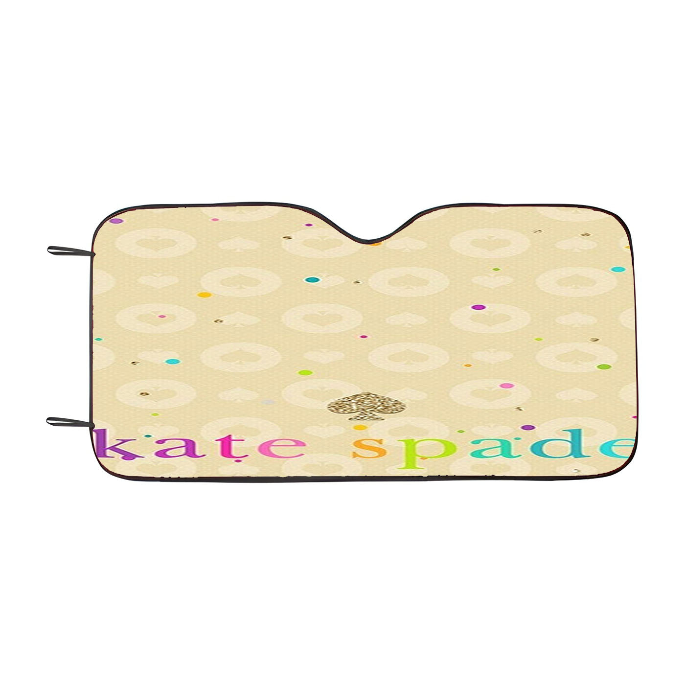 Kate Spade New York Rainbow Cream Car Windshield Sunshade