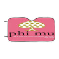 Kate Spade Phi Mu Car Windshield Sunshade