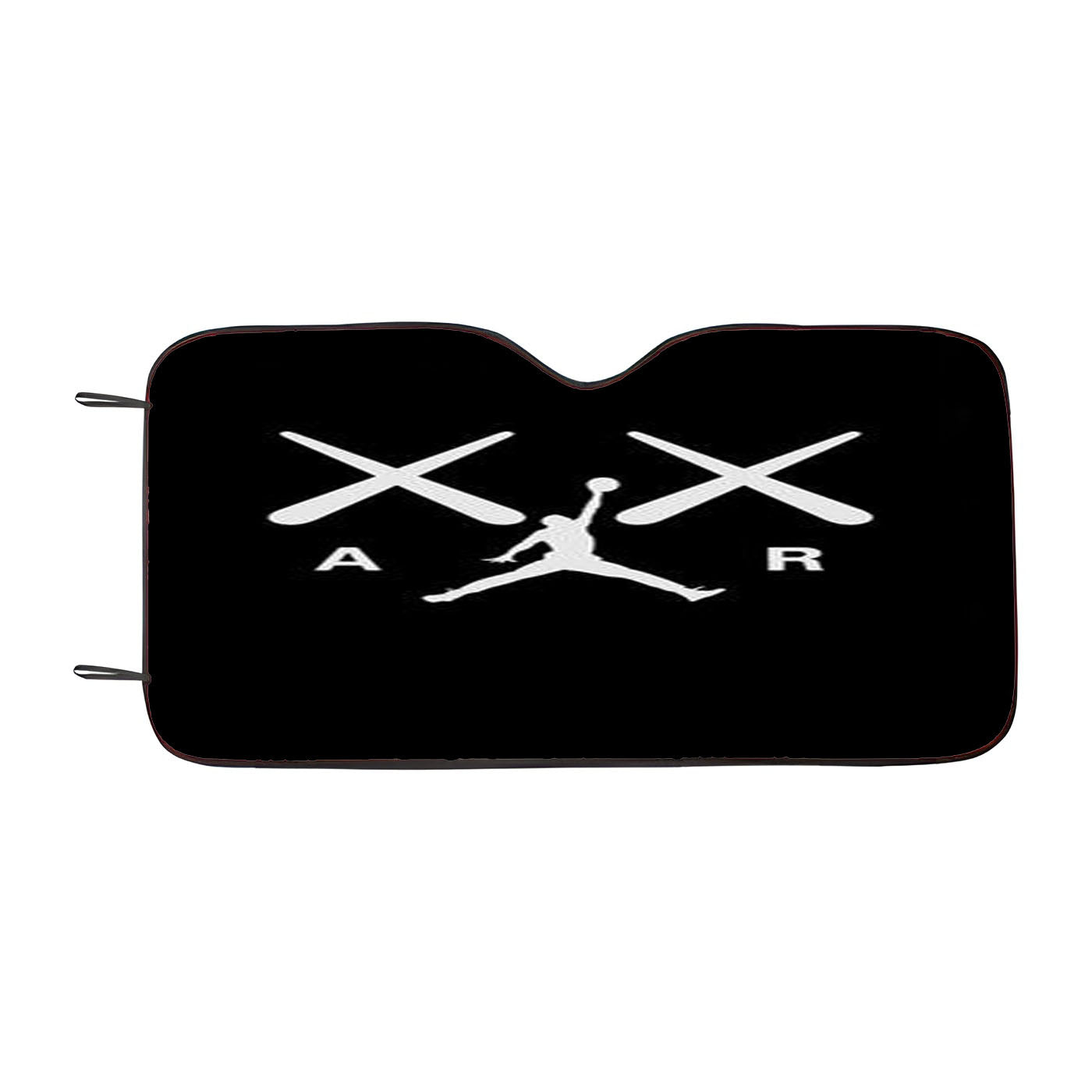 Kaws Air Jordan Midnight Black Car Windshield Sunshade